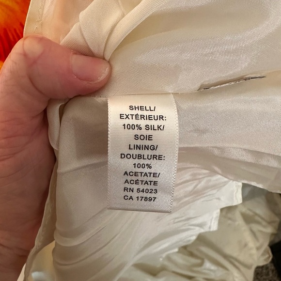 Banana Republic 100% Silk Floral Slip Midi Dress Size 6 - Picture 3 of 7